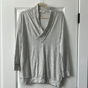 Happy Days Lightweight Gray Knit Sweater